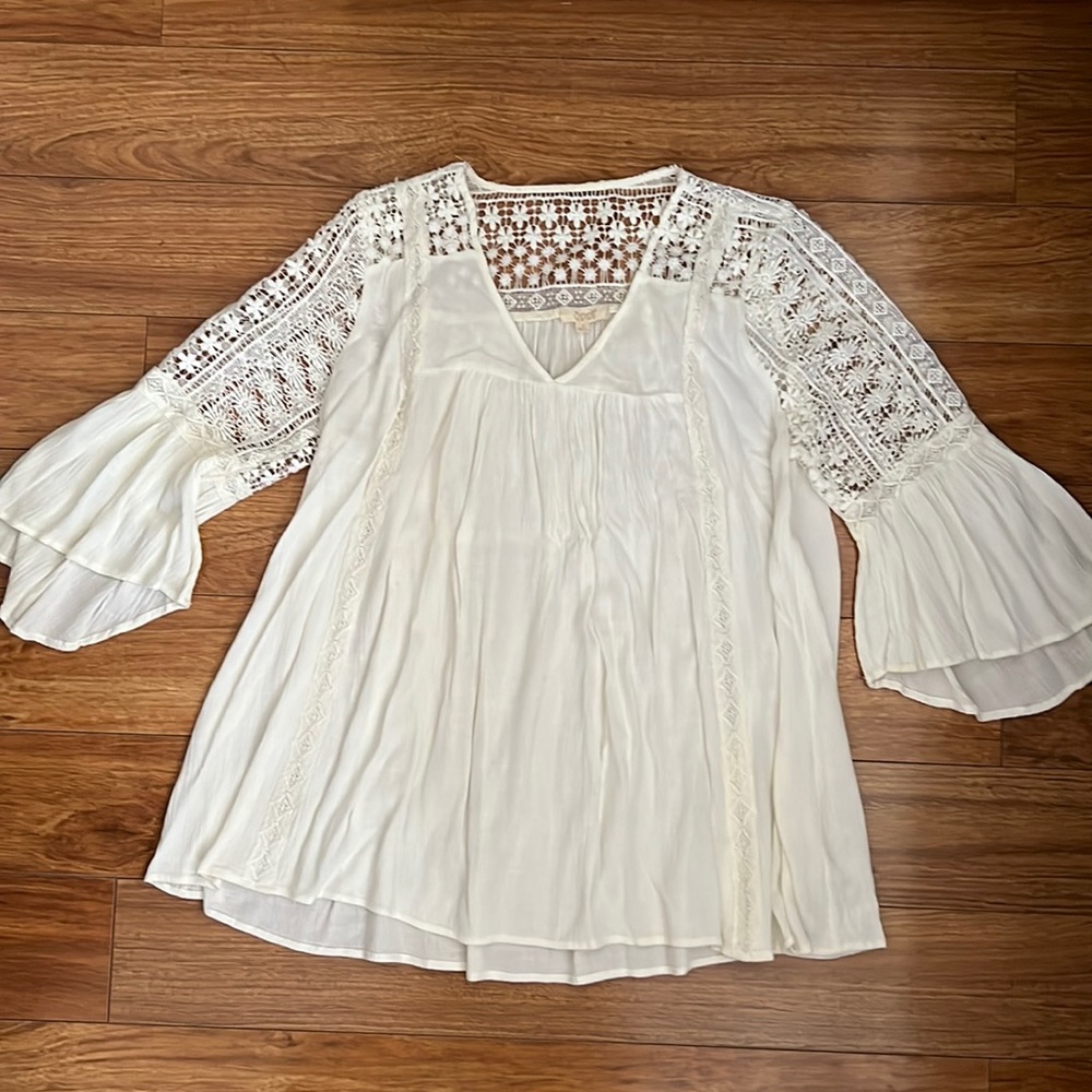 Boho Mindy Mae Market Bell Sleeve Top